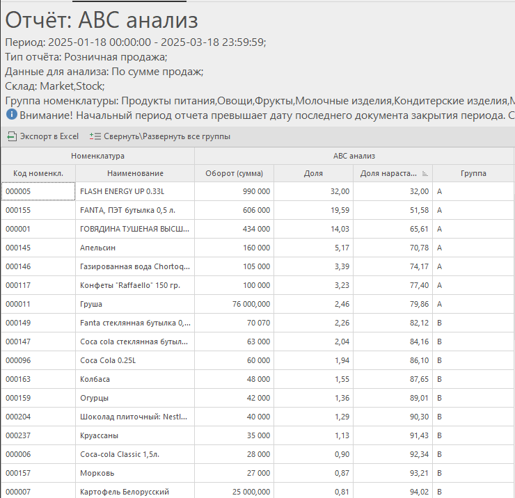 Пример REGOS: Store Management